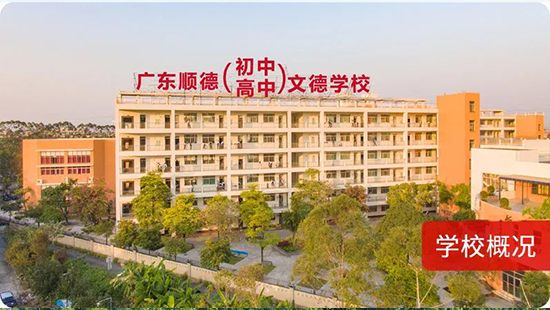 【2025招生简章】广东顺德文德学校·高徒复读部